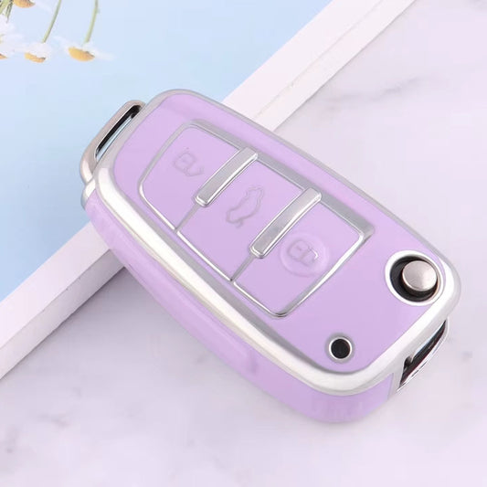 TPU Car Key Cover Case Fob Holder for Audi C5 C6 R8 A1 A3 A4 A5 A6 A7 Q3 Q5 Q7 S6 B6 B7 B8 8P 8V 8L TT RS RS3 S3 Accessories