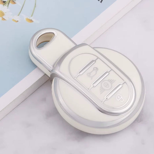 TPU Car Key Case Cover for BMW MINI COOPER S ONE JCW F54 F55 F56 F57 F60 CLUBMAN COUNTRYMAN Remote Fob Holder Shell Keychain